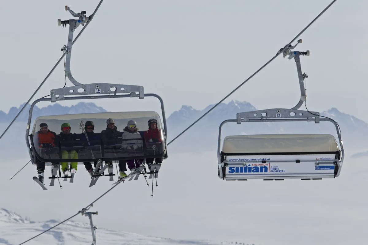 Sessellift im Skizentrum Sillian-Hochpustertal