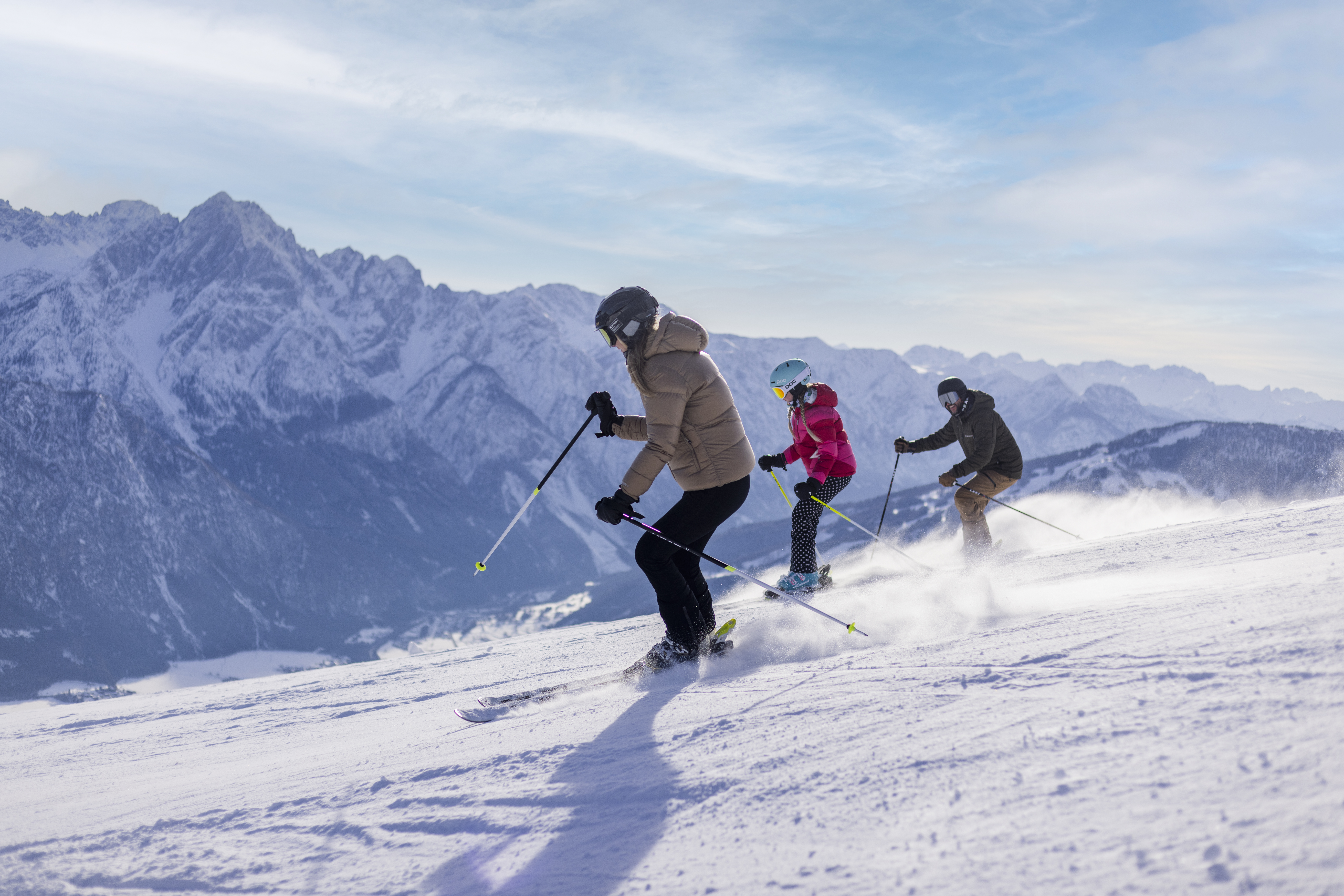 Skifahren in Sillian im Februar