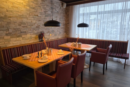 Kulinarik im Hotel Bergland – Frühstück vom Buffet, Abendessen für Gruppen auf Anfrage